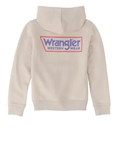 112350106- Wrangler Kid's Hoodie- Tan