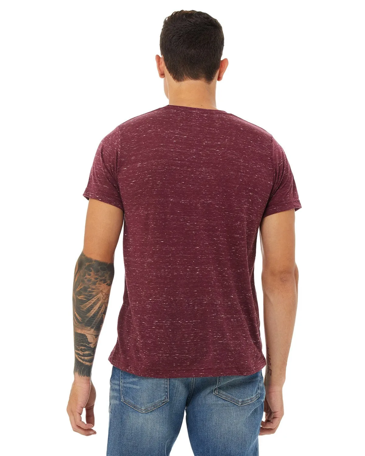 3650-Bella   Canvas-MAROON MARBLE
