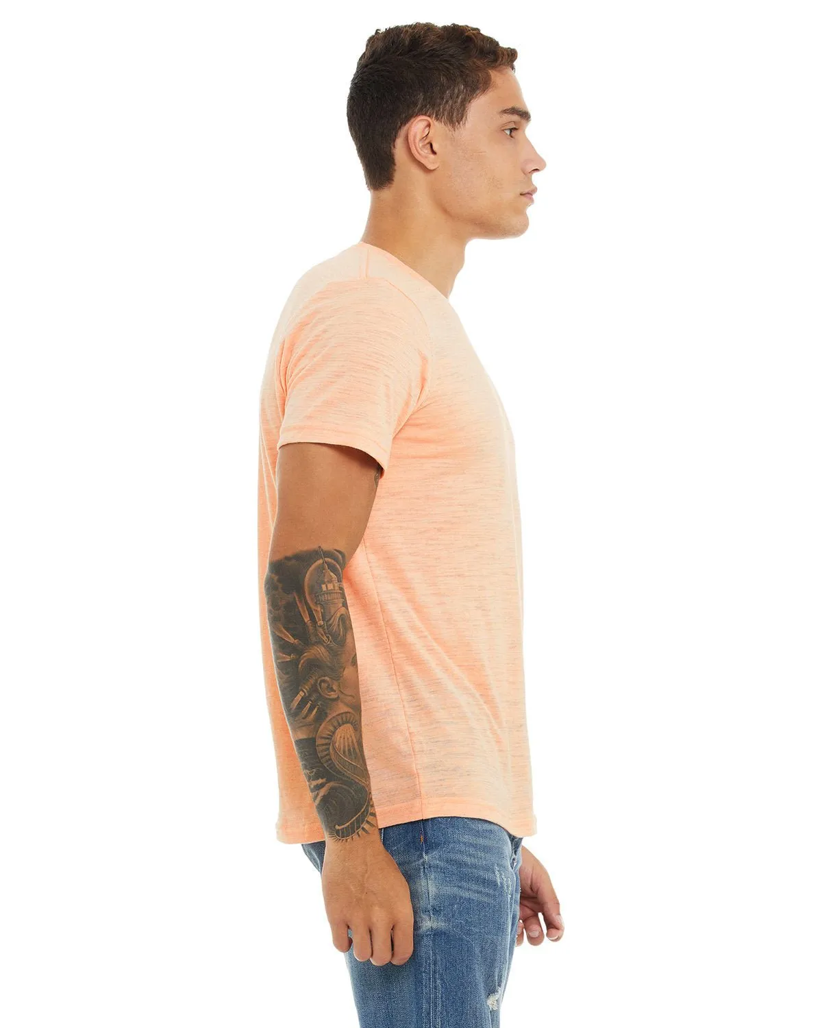 3650-Bella   Canvas-PEACH SLUB