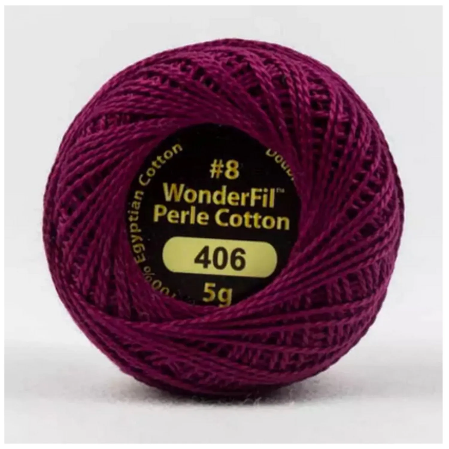 #8 2-ply Wonderfil Eleganza  Egyptian Perle Cotton Thread
