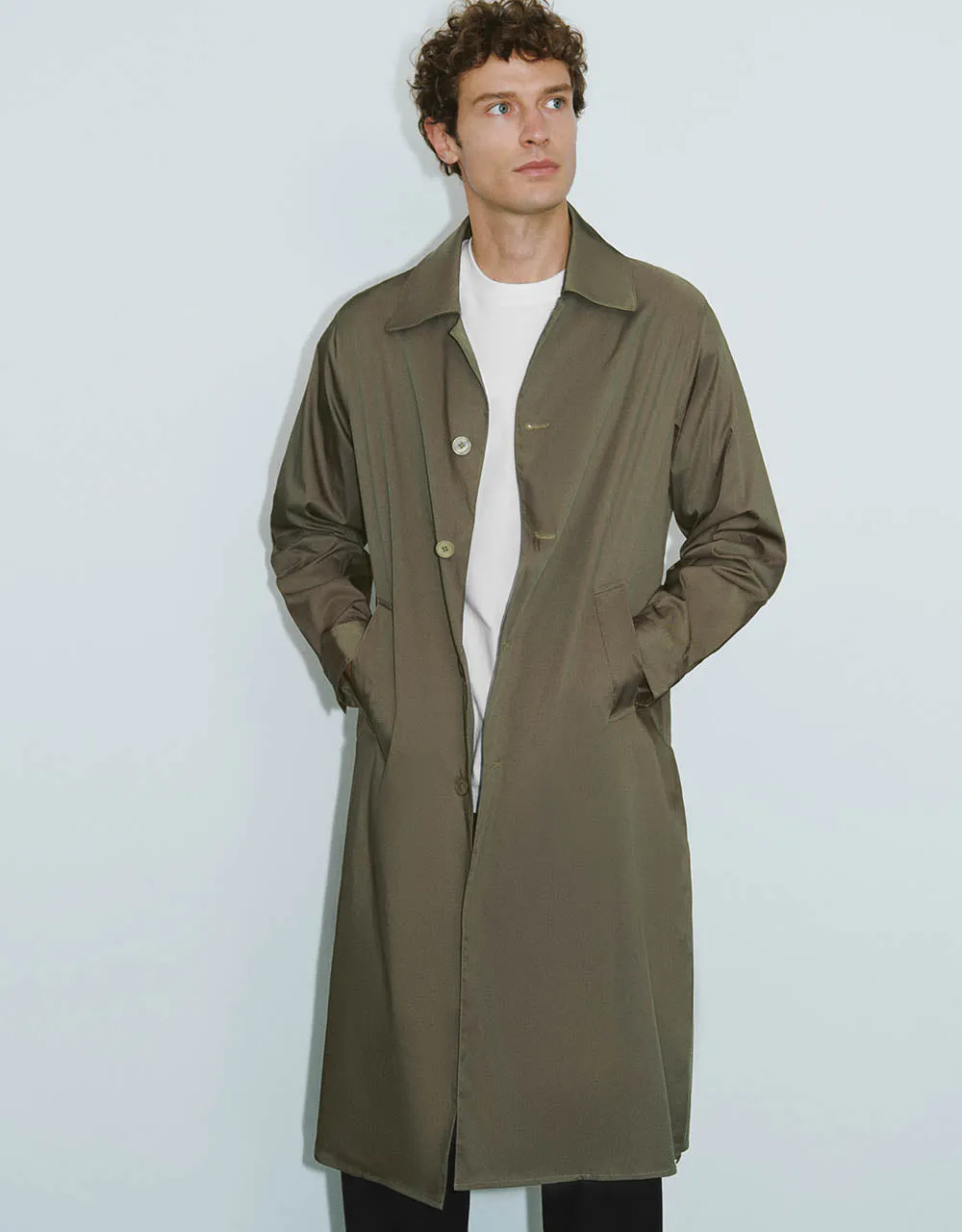 A-Line Trench Coat