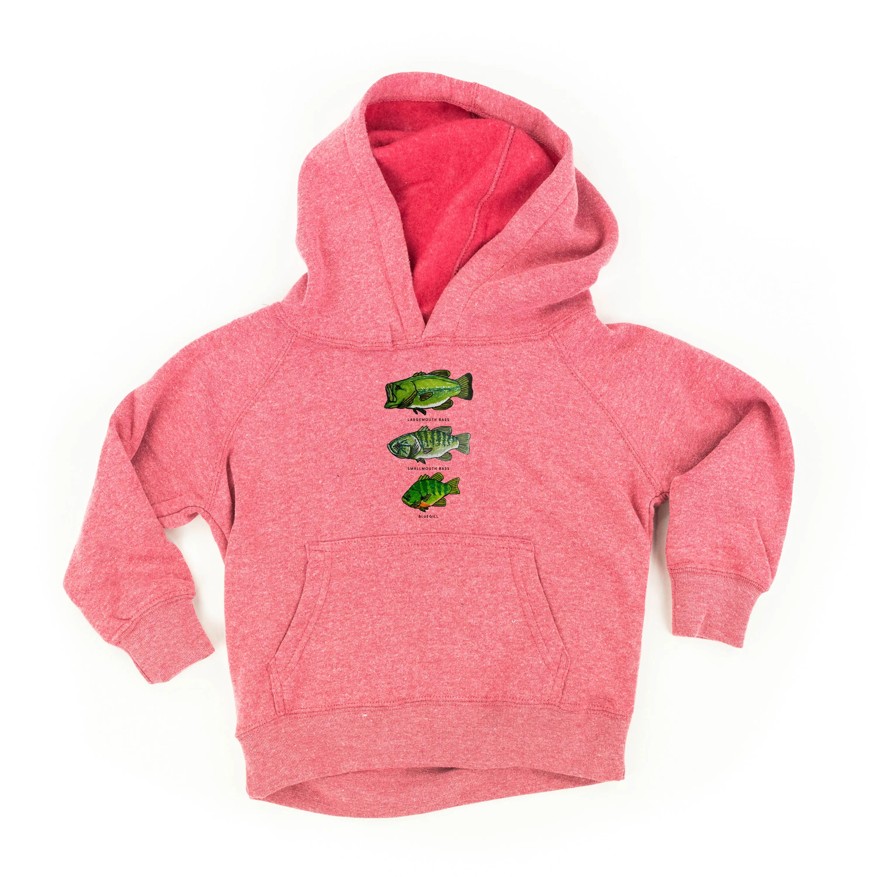 BASS & BLUEGILL CHART (HAND DRAWN) - Child Hoodie