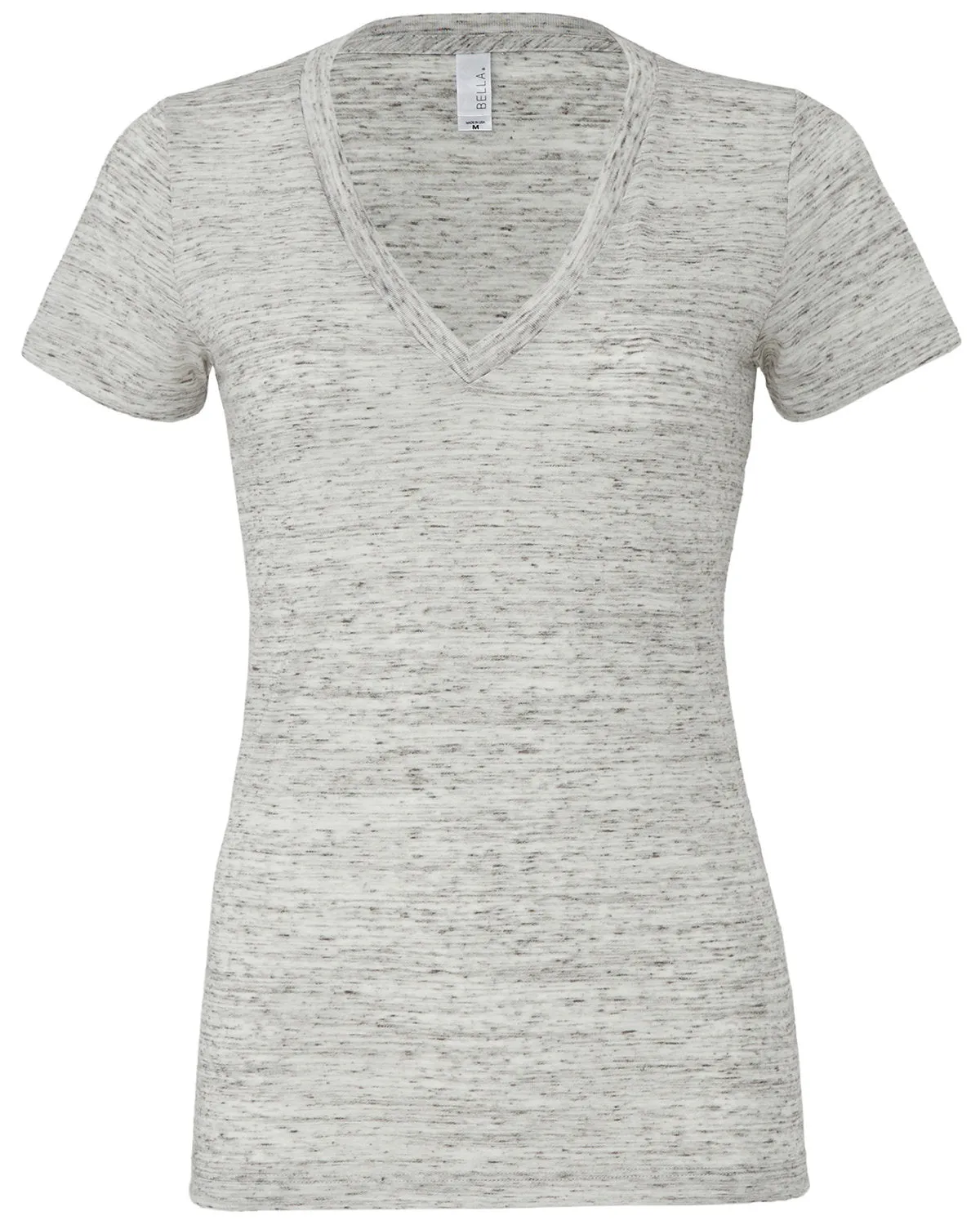 Bella   Canvas Ladies' Jersey Short-Sleeve Deep V-Neck T-Shirt