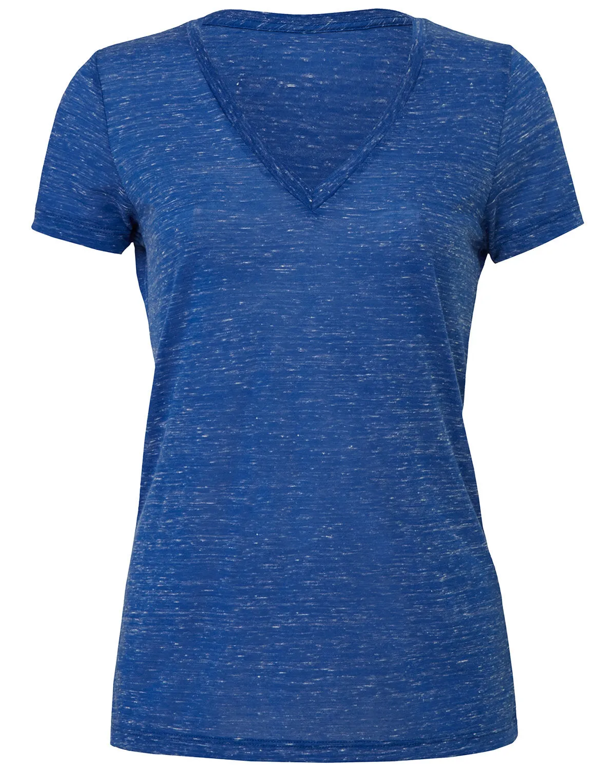 Bella   Canvas Ladies' Jersey Short-Sleeve Deep V-Neck T-Shirt