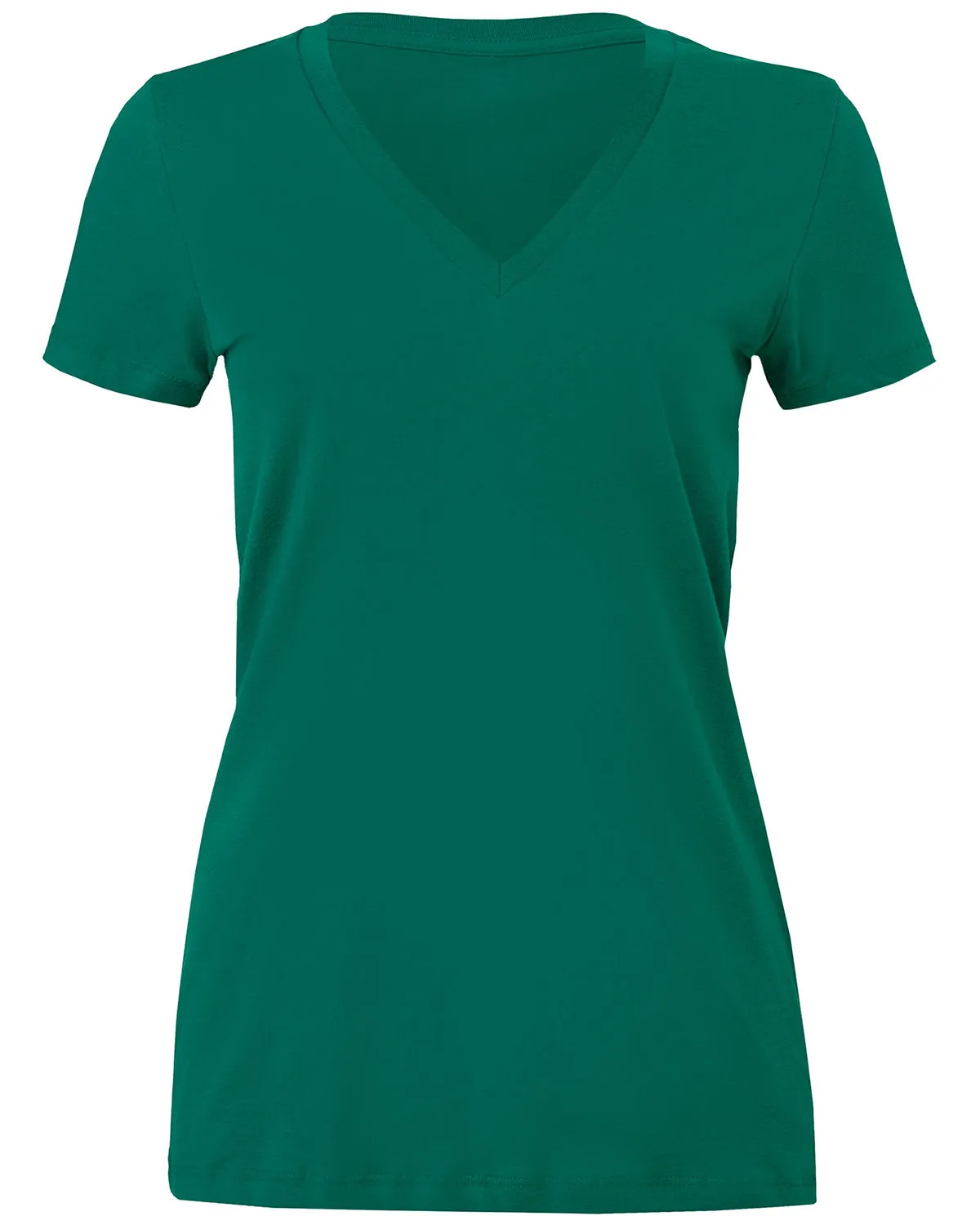 Bella   Canvas Ladies' Jersey Short-Sleeve Deep V-Neck T-Shirt