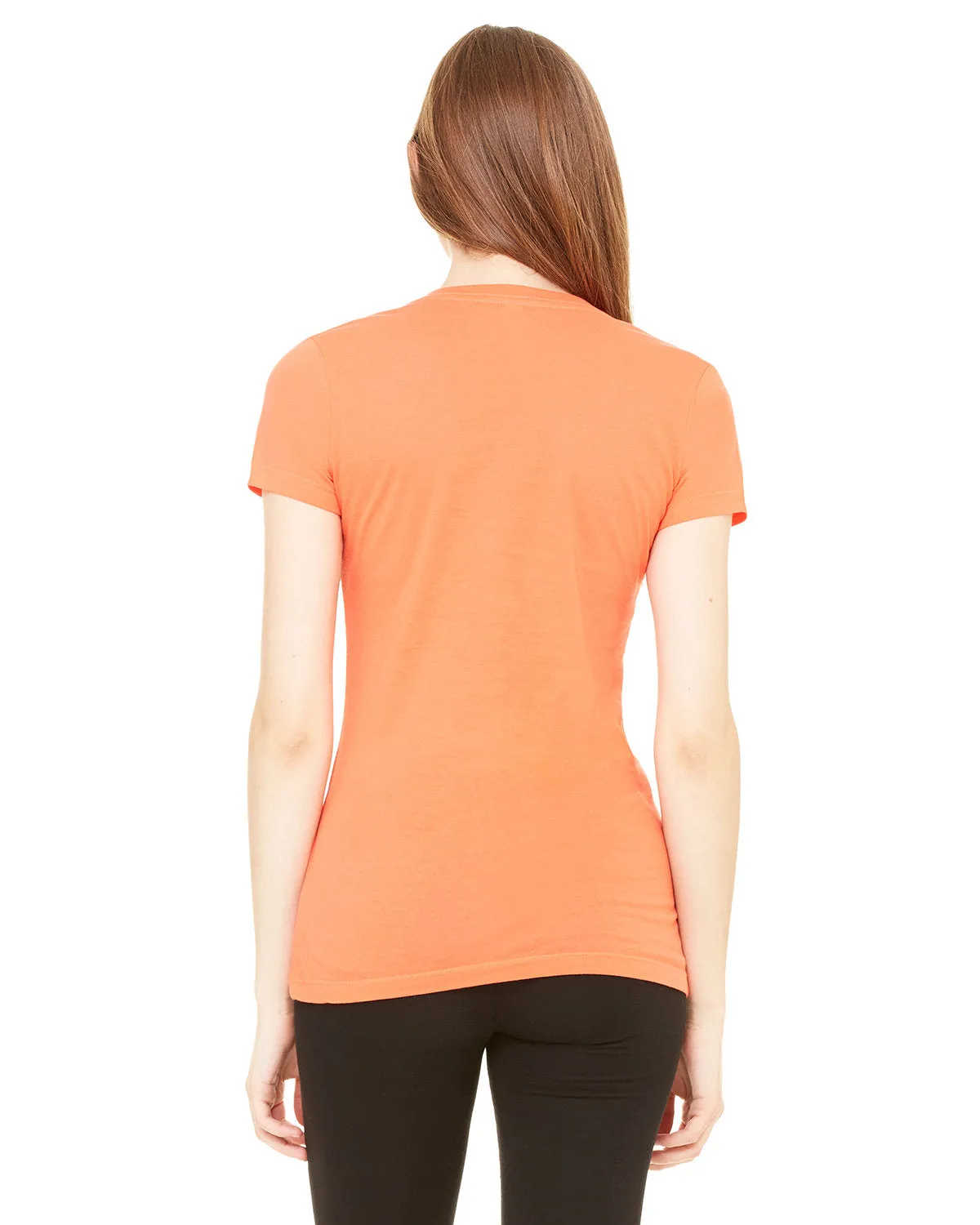 Bella   Canvas Ladies' Jersey Short-Sleeve Deep V-Neck T-Shirt