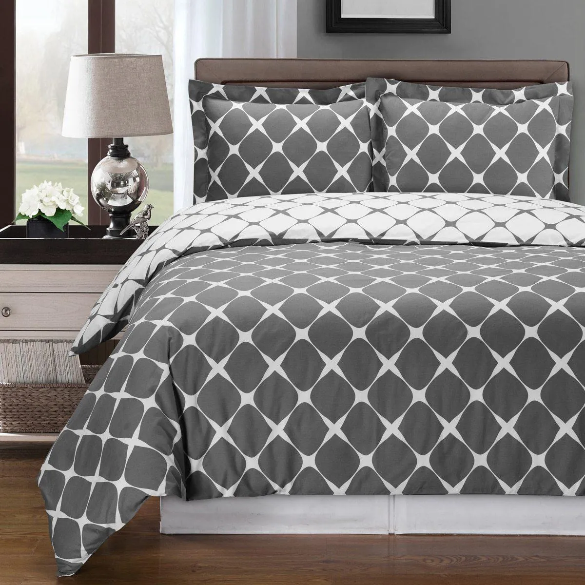 Bloomingdale Combed Cotton Duvet Cover Set