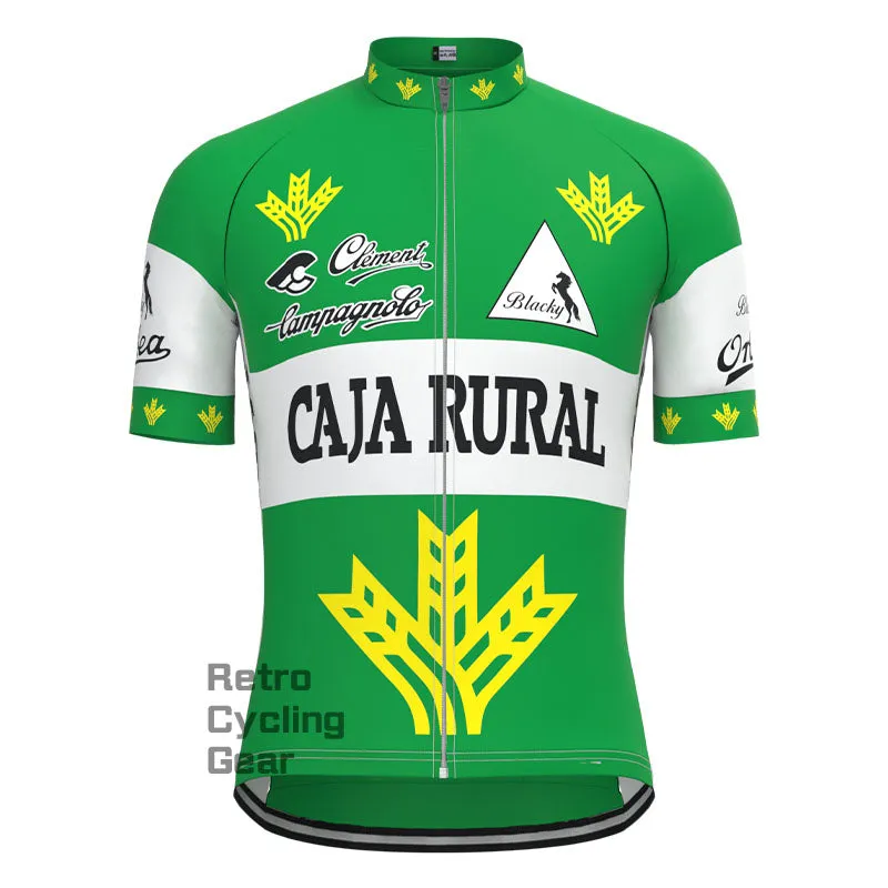 CAIA RURAL Green Retro Short Sleeve Cycling Kit