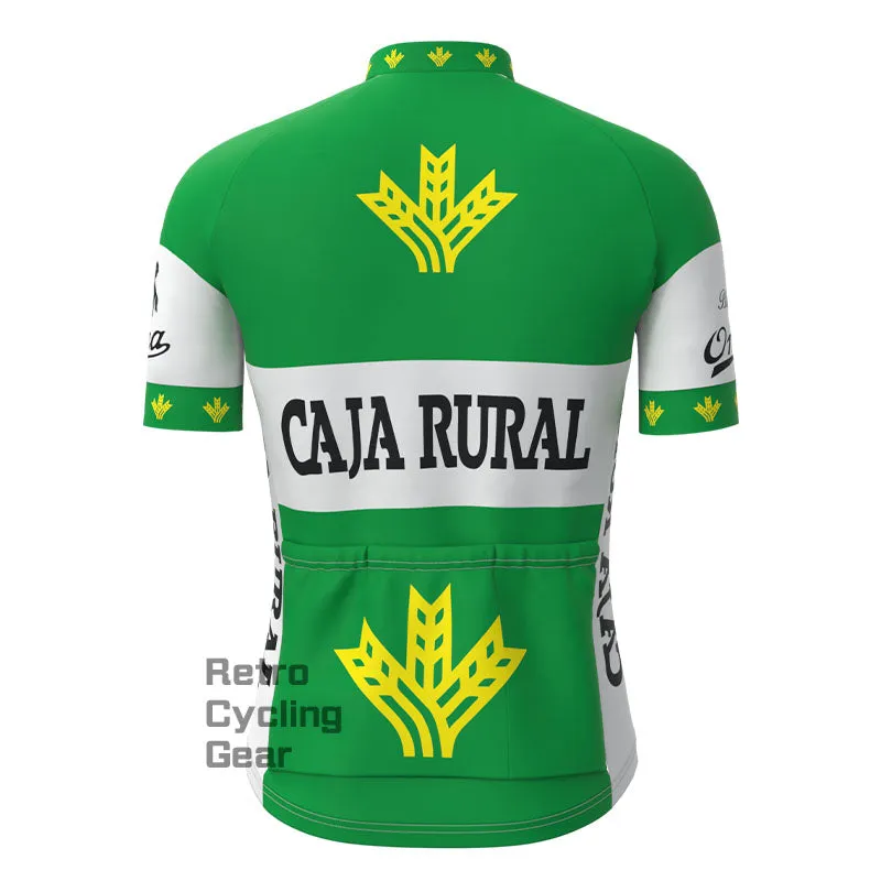 CAIA RURAL Green Retro Short Sleeve Cycling Kit