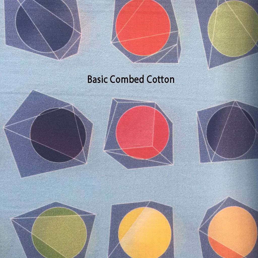 Custom Fabric By The Yard with Your Art Design - Basic Combed Cotton