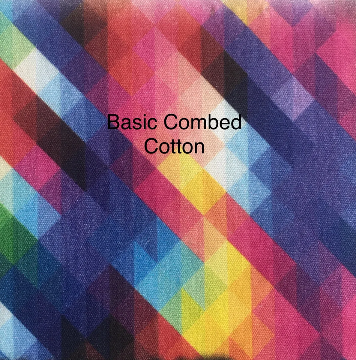 Custom Fabric By The Yard with Your Art Design - Basic Combed Cotton
