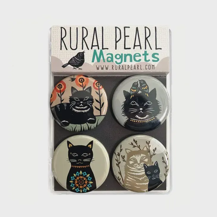 Cut Paper Magnets 4pk