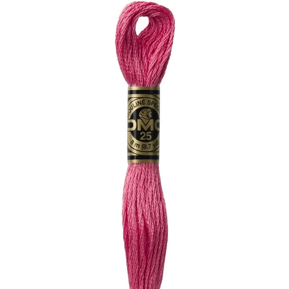 DMC Embroidery Floss, 6-Strand - Dusty Rose Dark #961
