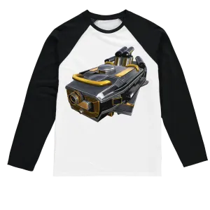 Drone Sublimation Baseball Long Sleeve T-Shirt