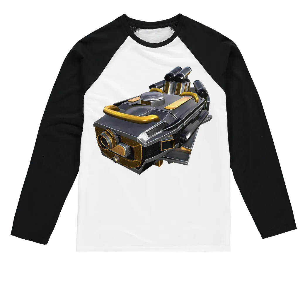 Drone Sublimation Baseball Long Sleeve T-Shirt
