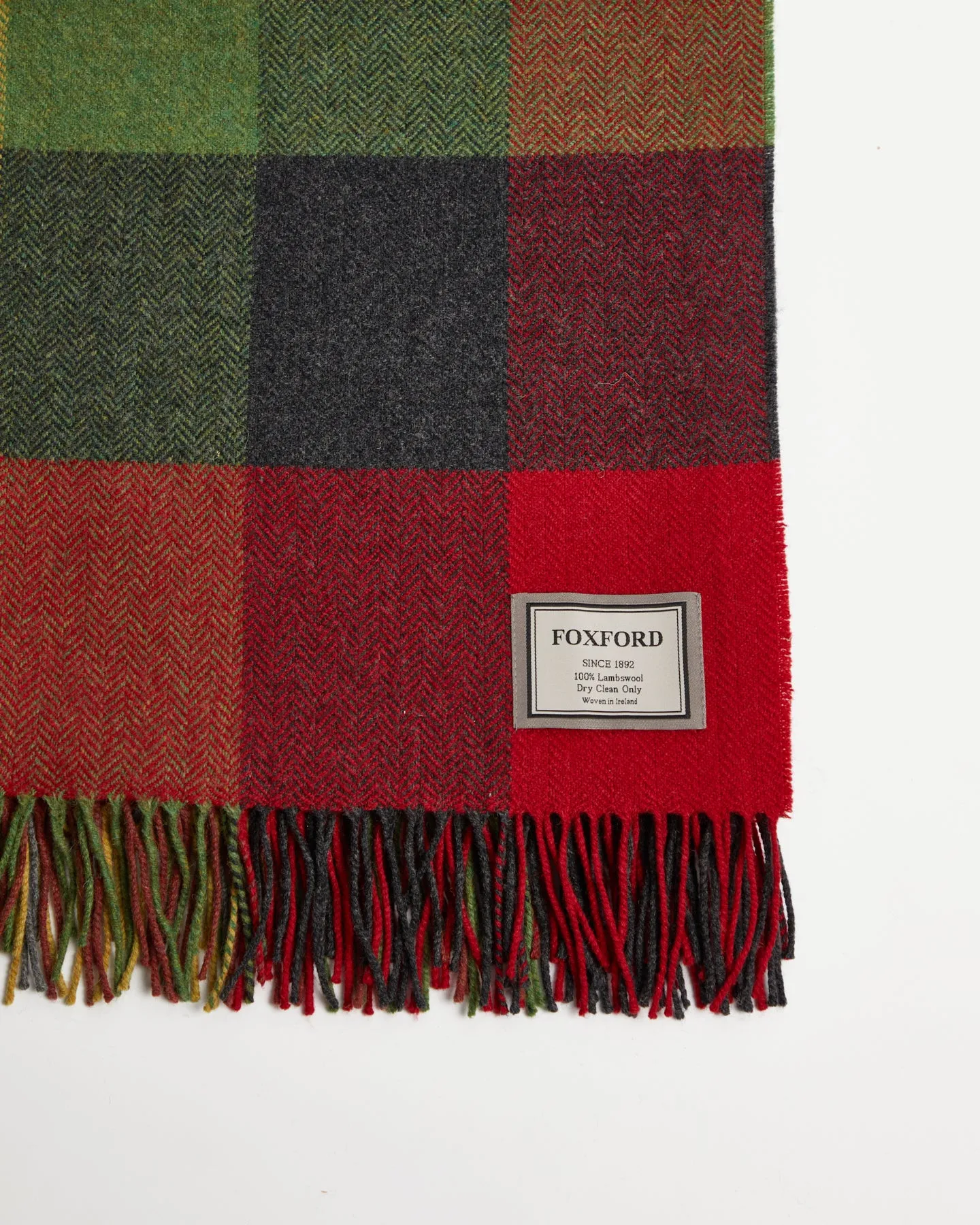 Foxford Forest Drive Lambswool Throw