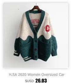 Great Women Autumn Winter Knit Sweater and Cardigans - Open Stitch Loose Knit Cardigans Pink Jumpers Winter Sweater Coat Femme (TP4)(TB8C)(1U23)