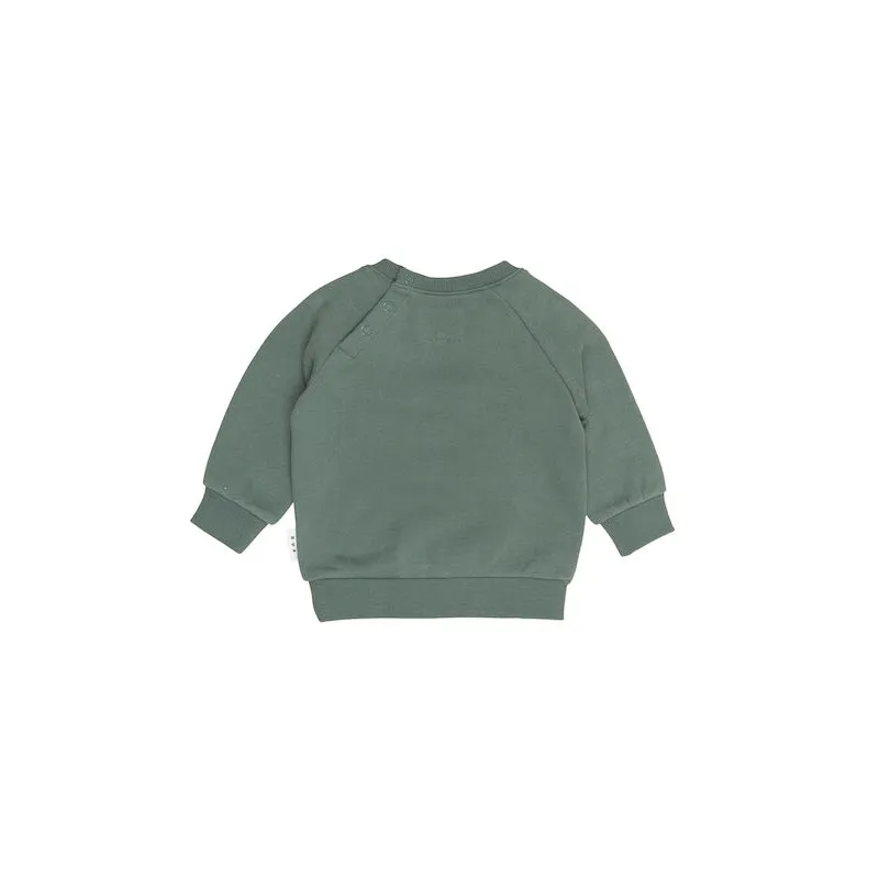 Huxbaby Light Spruce Furry Huxbear sweatshirt - Fleece