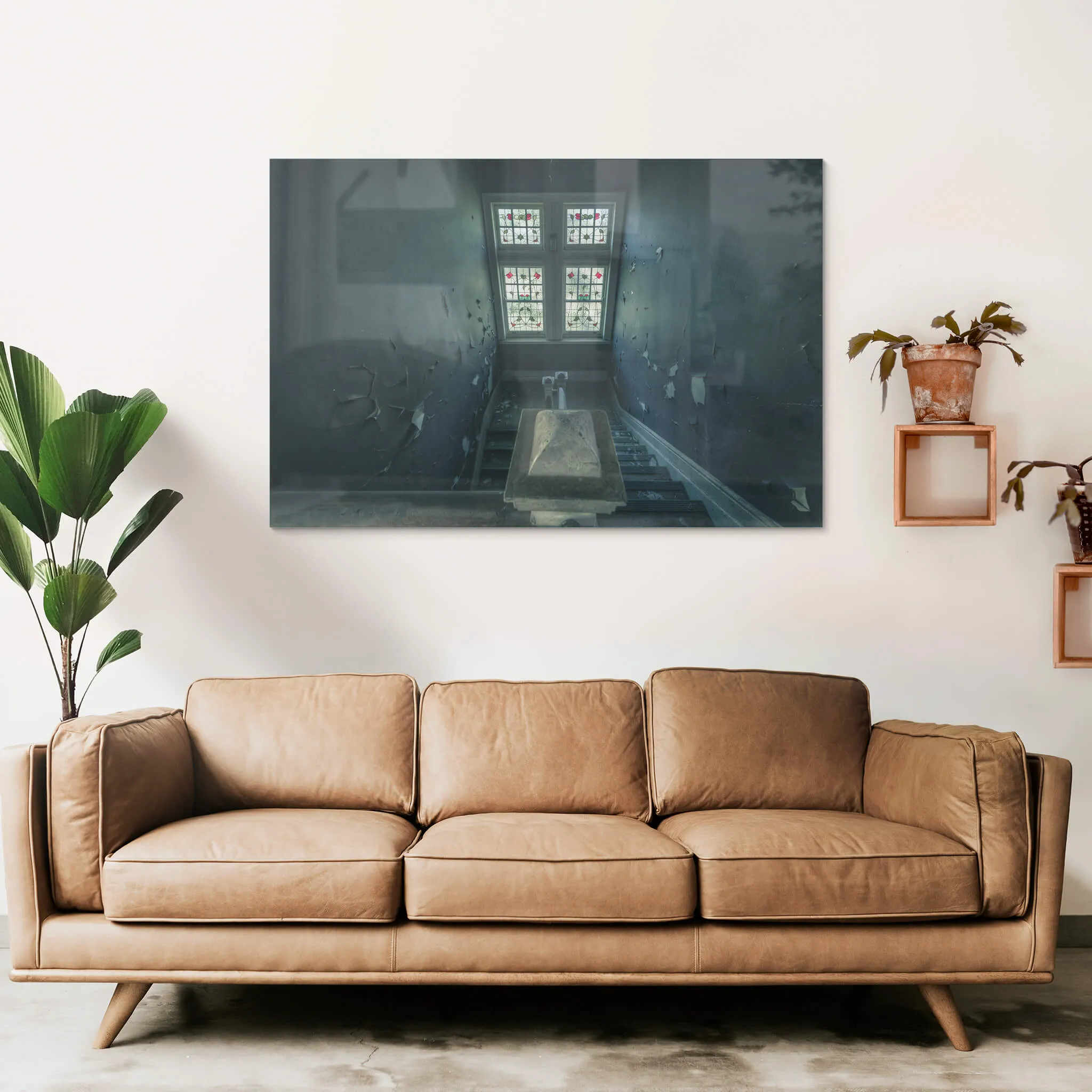 Leadlight Stairs | The Asylum