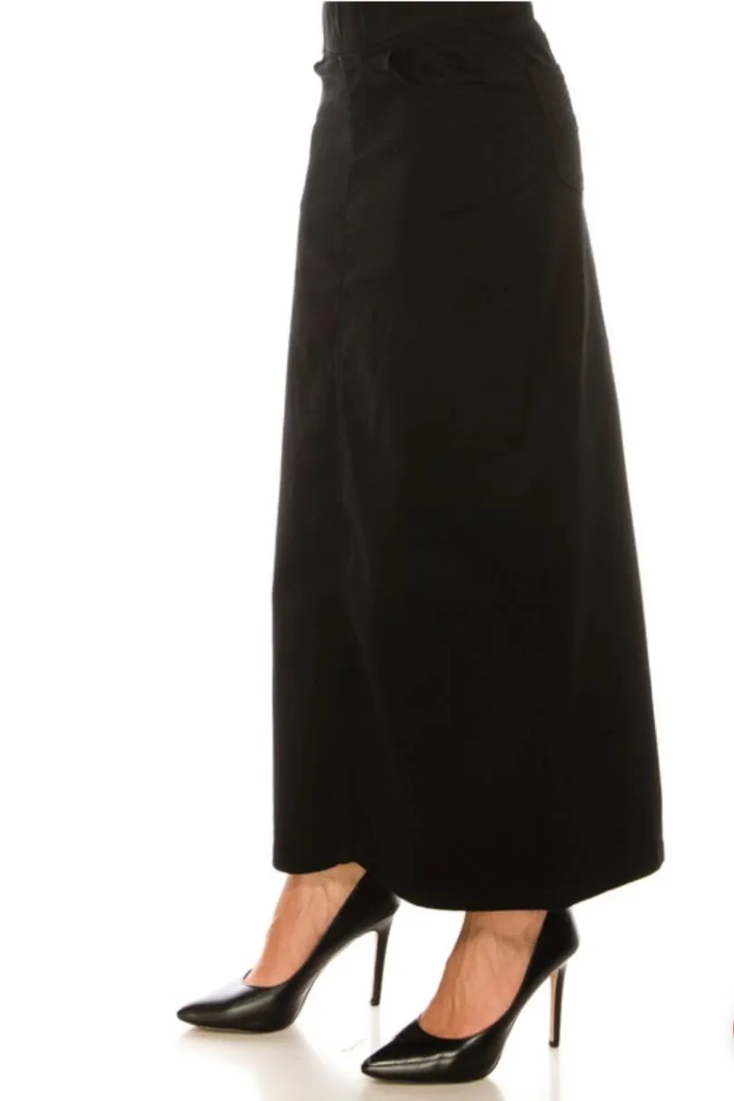 Long Skirt Style 89151 in Black