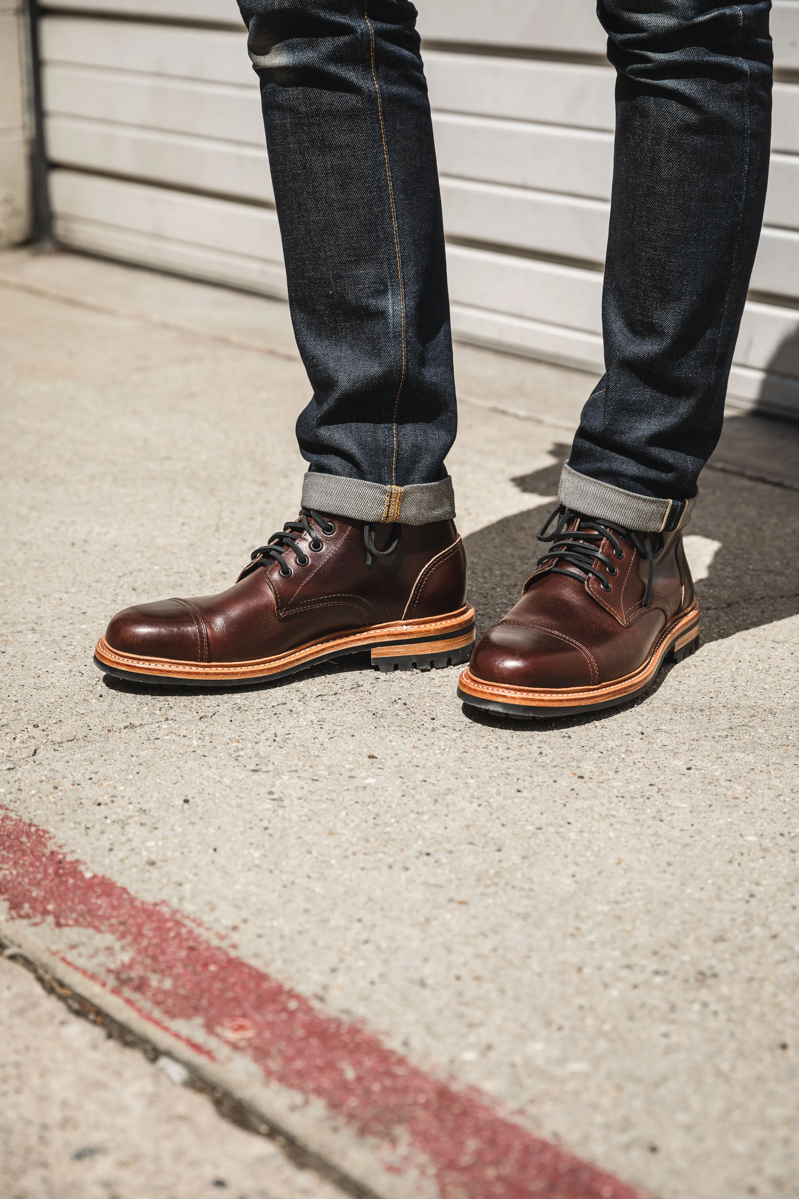Oak Street x ButterScotch - 93 Cap Toe Trench Boot