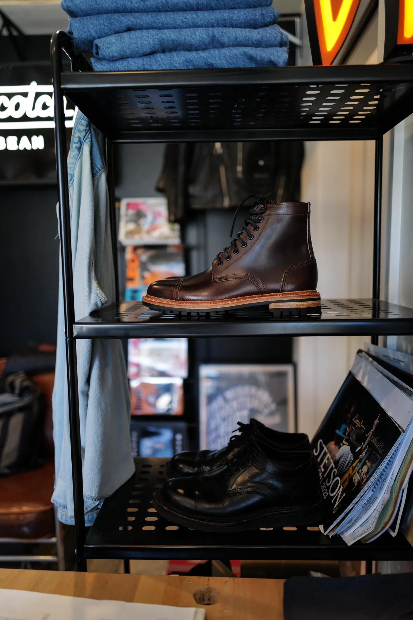 Oak Street x ButterScotch - 93 Cap Toe Trench Boot