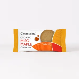 Organic Oat Biscuits - Miso Maple
