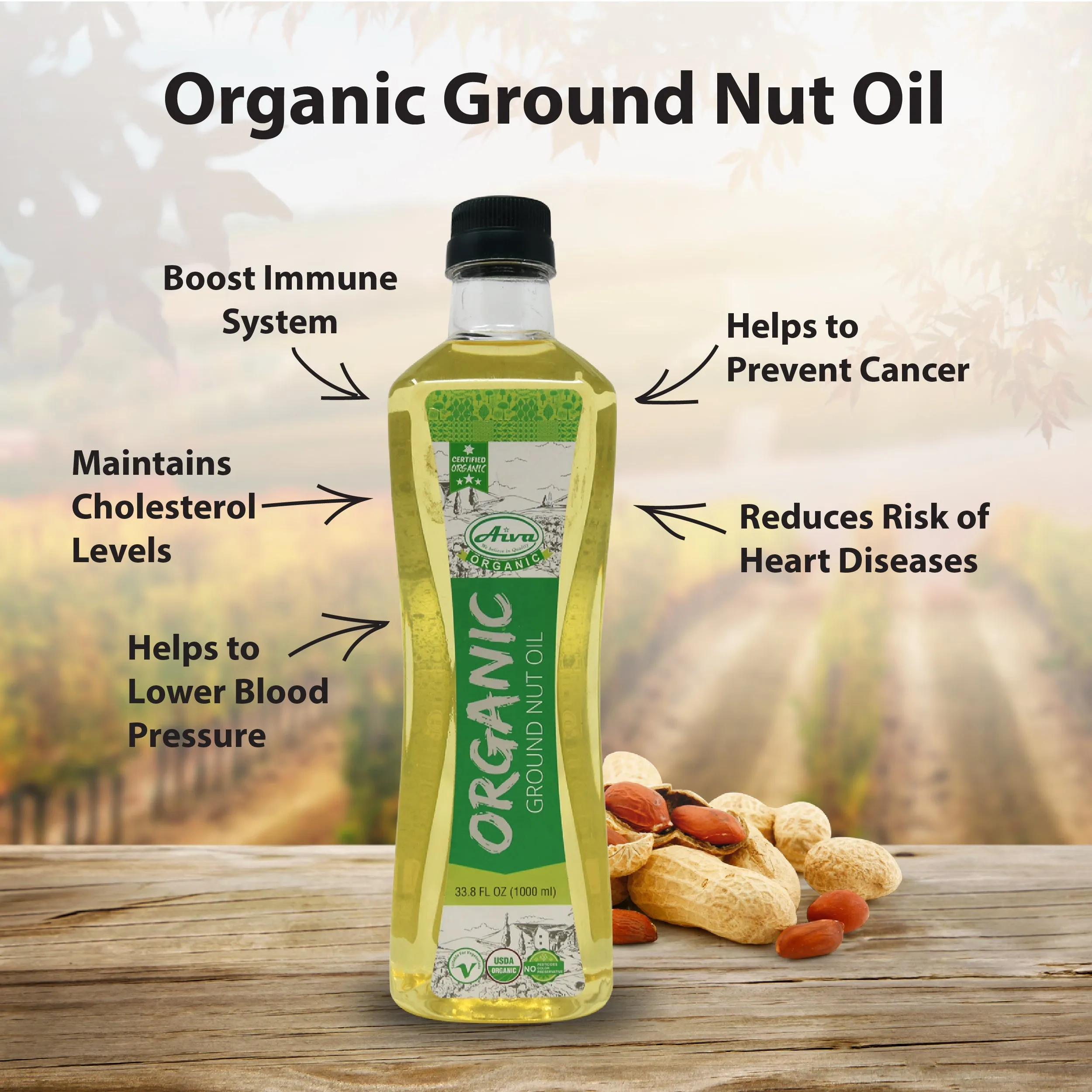 Organic Peanut Oil