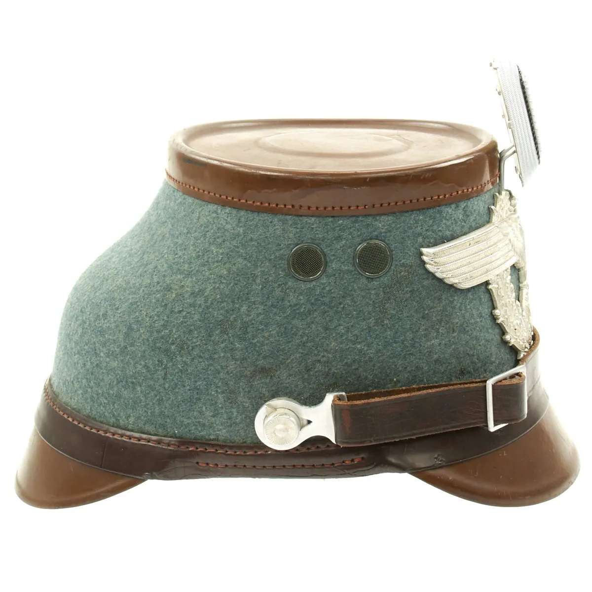 Original German WWII Rural Polizei Shako by Hans Romer