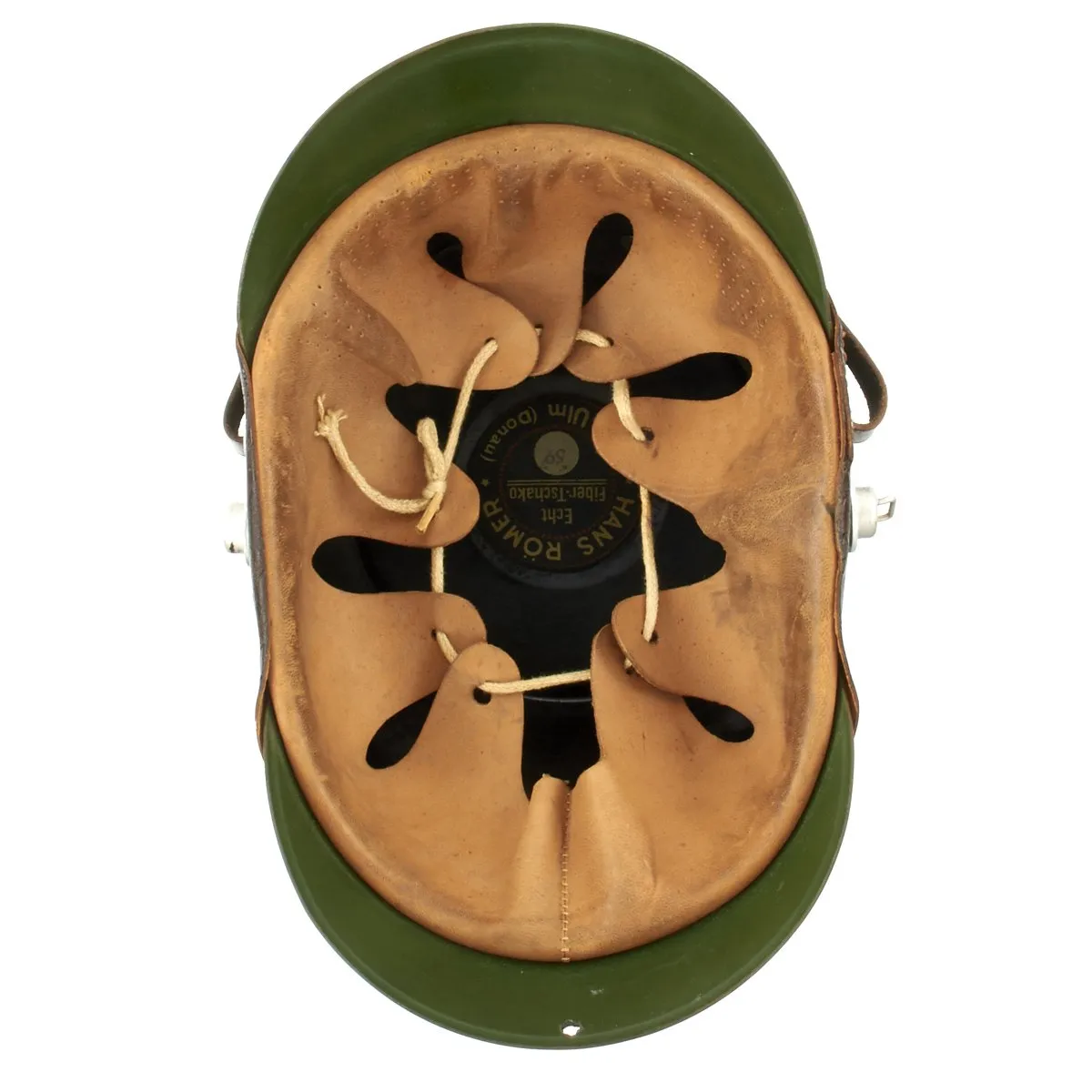 Original German WWII Rural Polizei Shako by Hans Romer