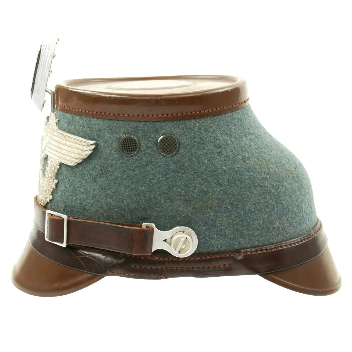 Original German WWII Rural Polizei Shako by Hans Romer