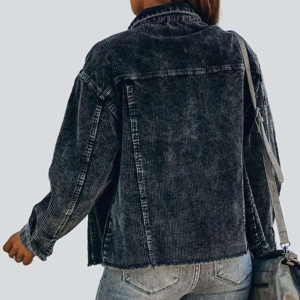 Retro women's denim jacket
