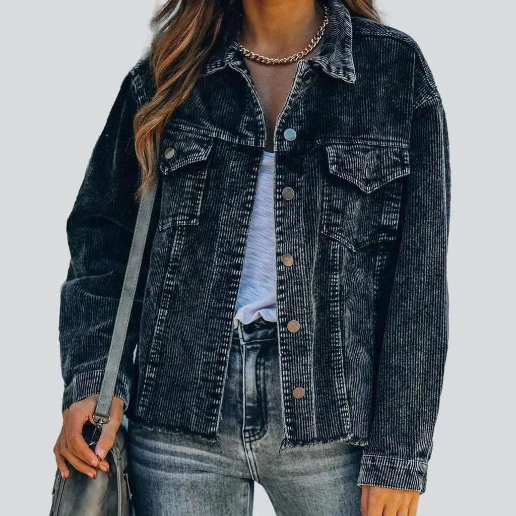 Retro women's denim jacket