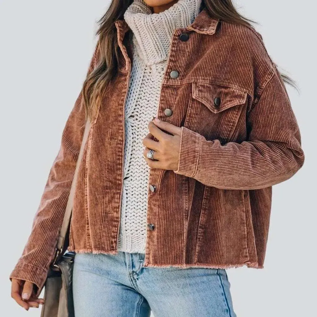 Retro women's denim jacket