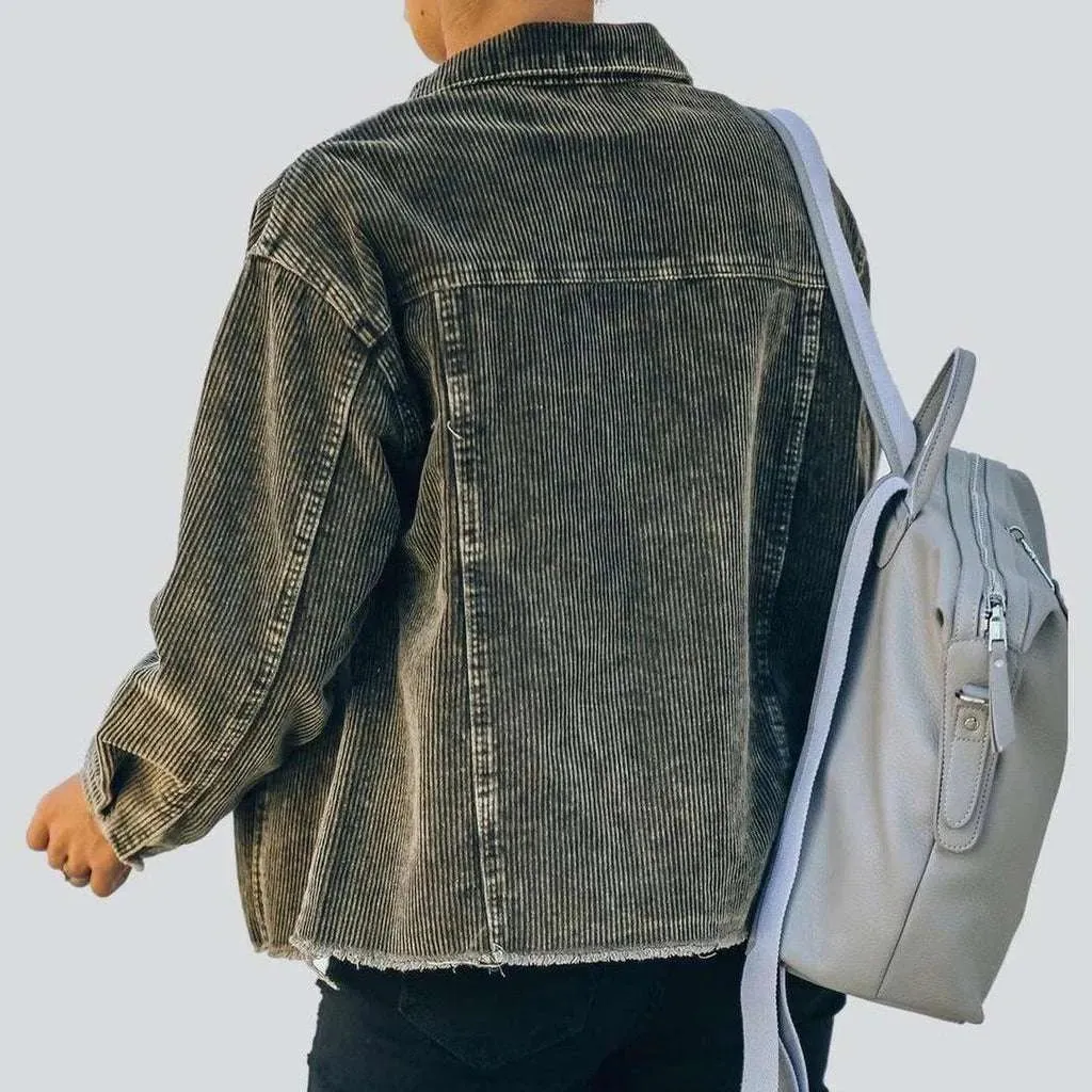 Retro women's denim jacket