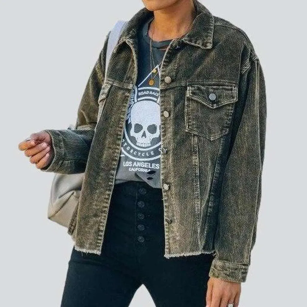 Retro women's denim jacket