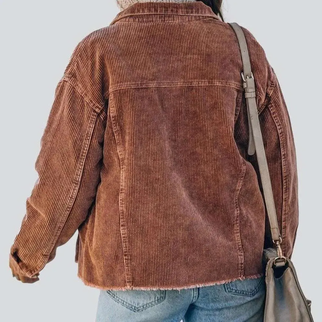 Retro women's denim jacket