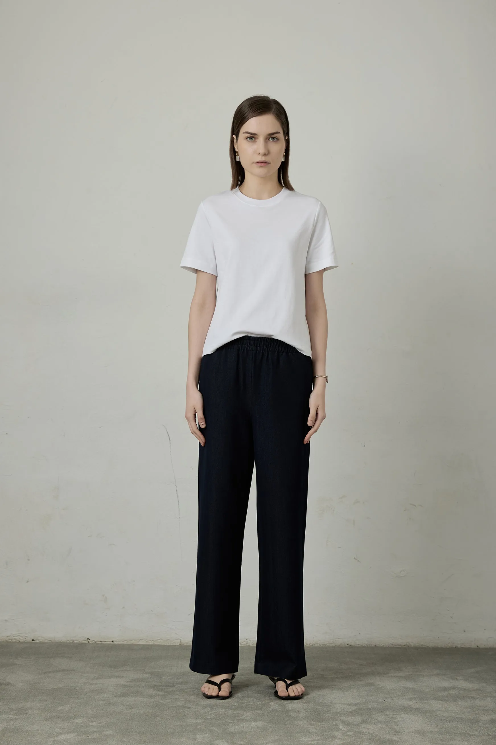 RIS combed cotton tee (White)