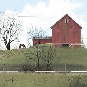 Rural Route Wooden Print
