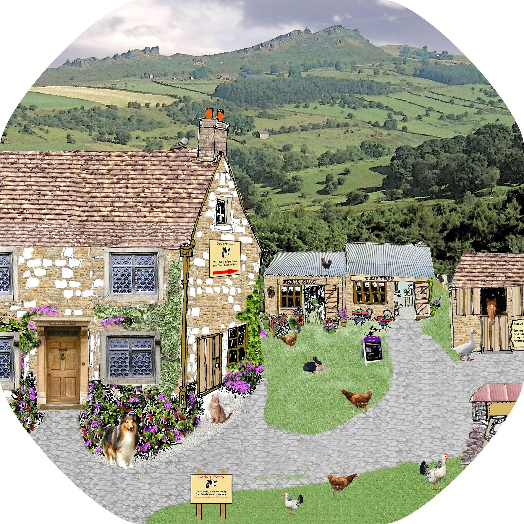Sally's Farmhouse Mini Tuff Tray Mat