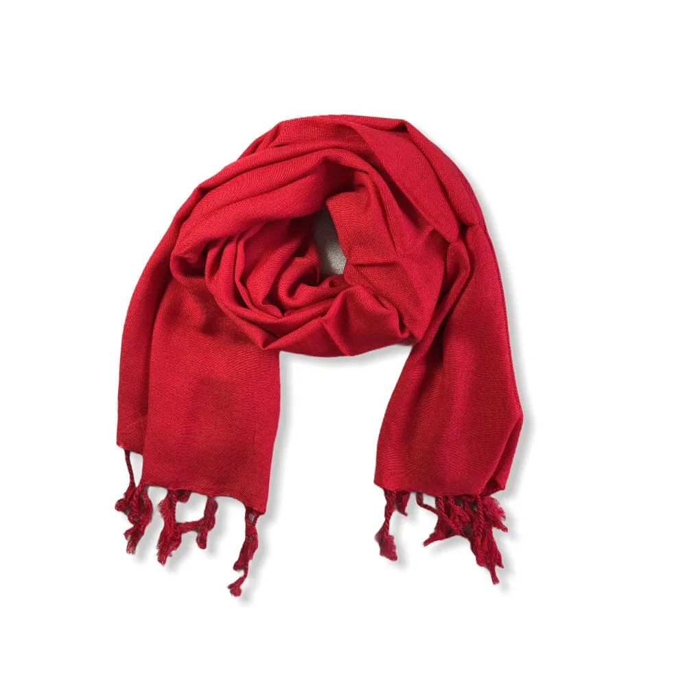 Solid Handwoven Scarf