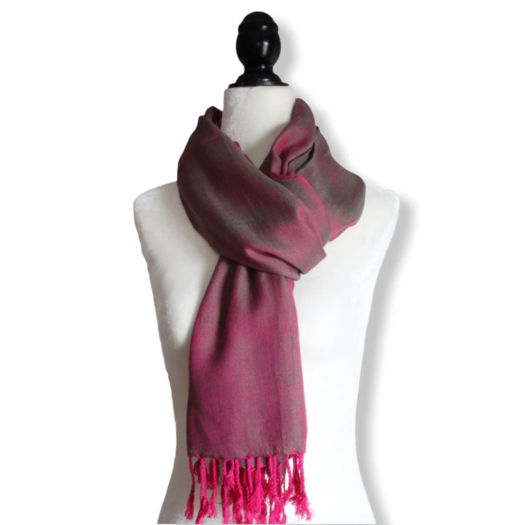 Solid Handwoven Scarf