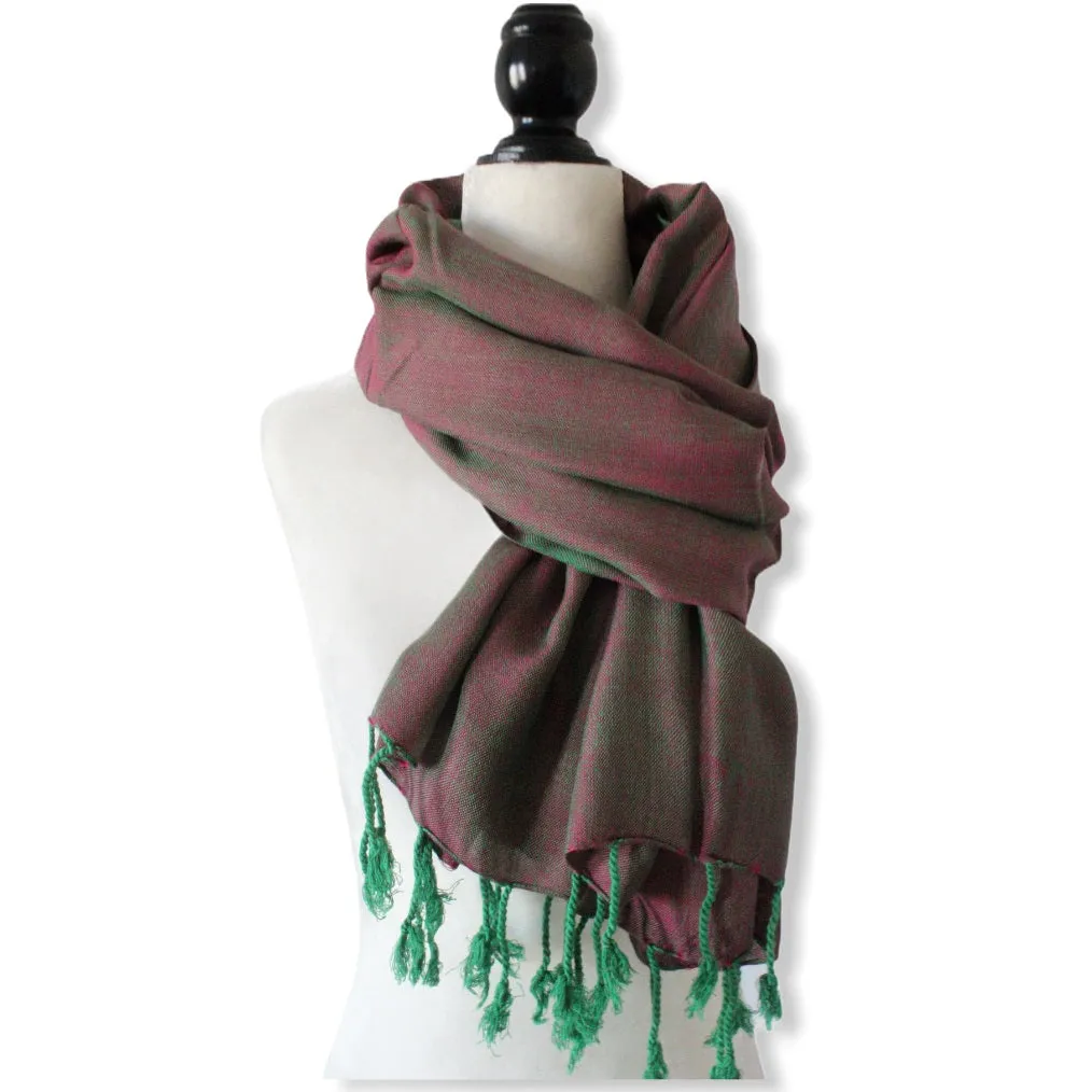Solid Handwoven Scarf