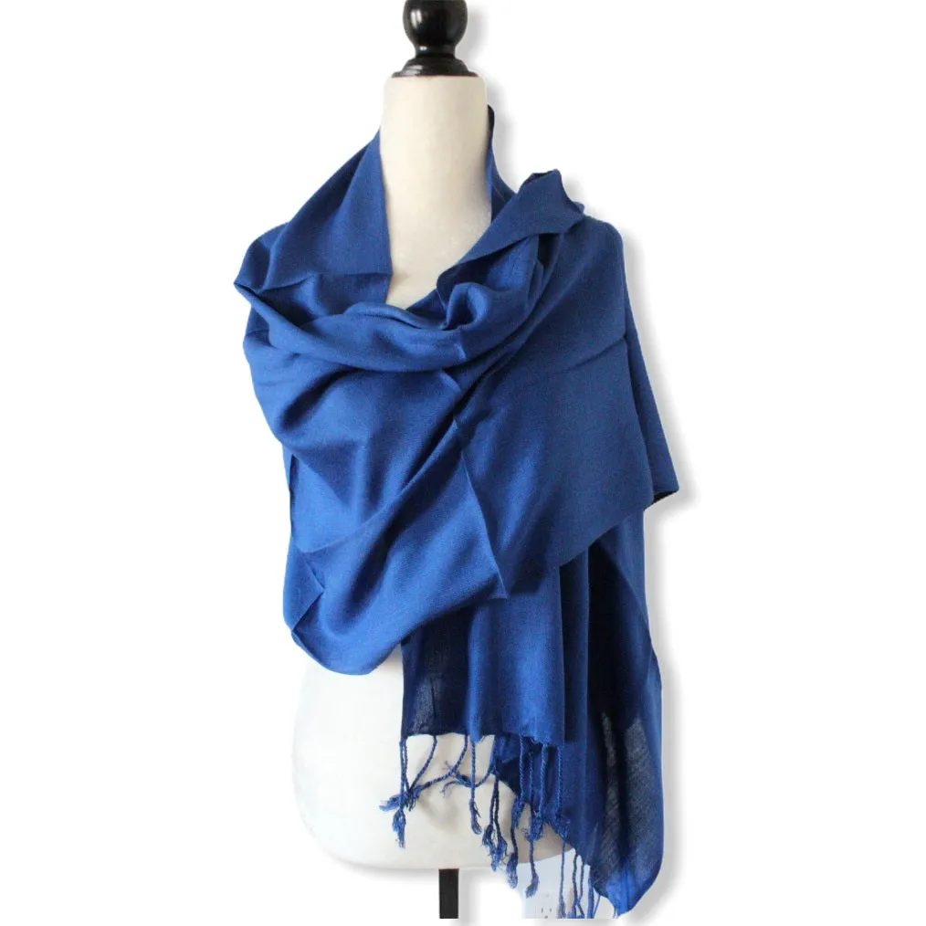 Solid Handwoven Scarf