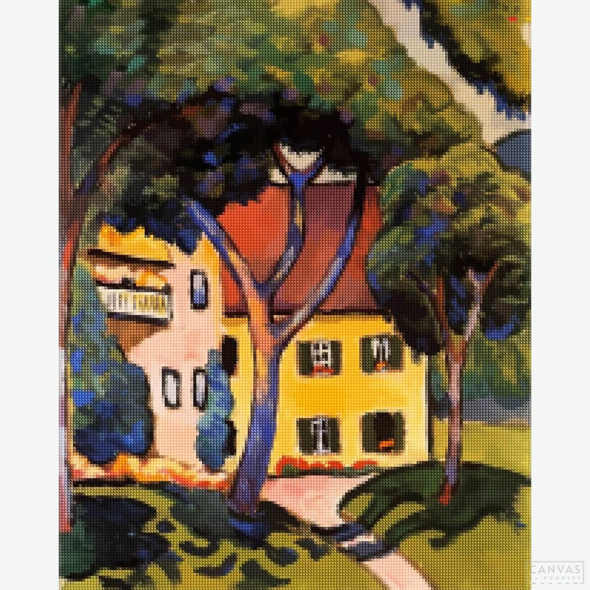 Staudacher's House at the Tegernsee - Diamond Painting