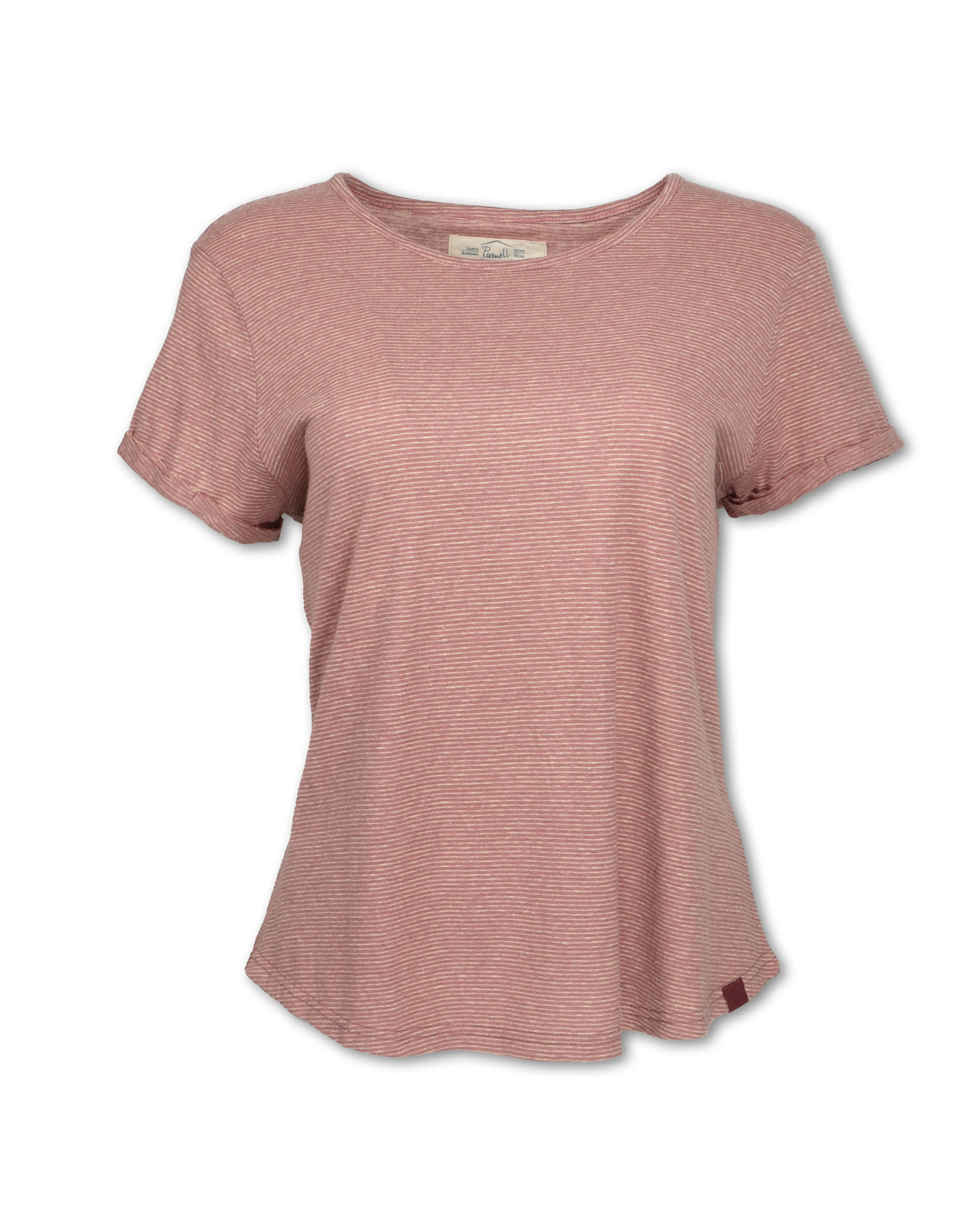 STRIPED HEMP BLEND TEE - SHIPS 3/1/25