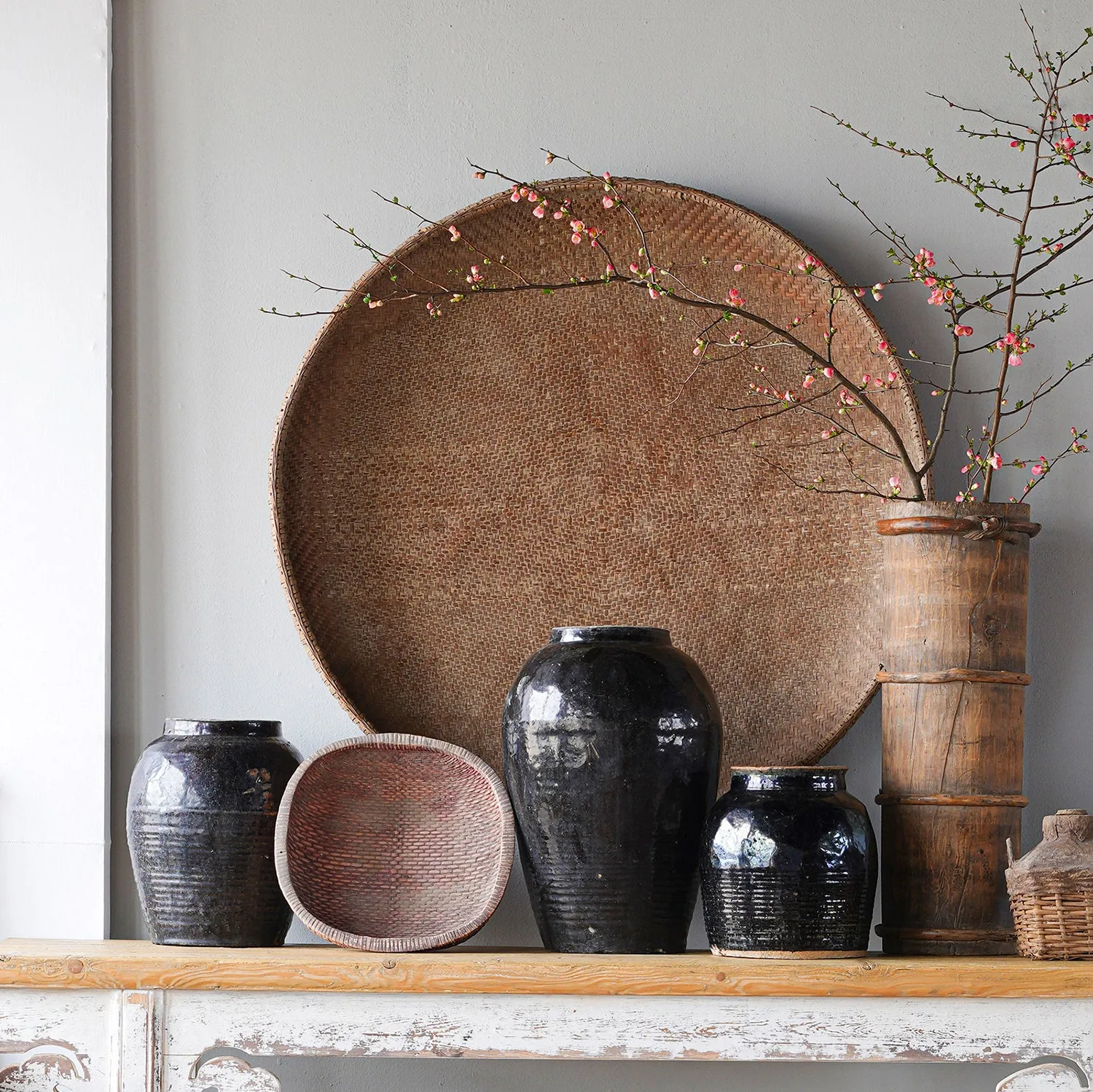 Vintage Gathering Basket